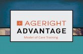 AgeRight Advantage Model of Care Training€¦ · Benefits Designed for Nursing Center Residents Care Management/Navigation In House Primary Care Support Resident Centered Care Streamlined