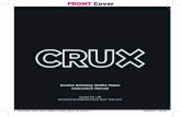 FRONT Cover - CRUX THE DOUBLE ROTATING WAFFLE MAKER BODY IN WATER OR ANY OTHER LIQUIDS! 8. NOTE: When