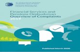 Financial Services and Pensions Ombudsman Overview of …brokersireland.ie/wp-content/uploads/2020/04/Financial... · 2020-04-01 · The Financial Services and Pensions Ombudsman