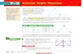 7–2 Exterior Angle Theorem - ISD High School's Math Siteisdmath.weebly.com/uploads/3/8/6/8/38684729/7-2_e... · Identify an exterior angle at each of the vertices. 2. Trace ABC