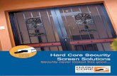 Hard Core Security Screen Solutions · In addition, for added security, all doors are fitted with a triple point lock. Like many other security screens, Hard Core Security Screens: