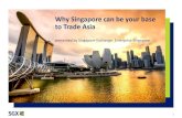 Why Singapore can be your base to Trade Asia SG... · Why Singapore can be your base for Trading Asia? Asia with Global Reach Access to multiple exchanges, liquidity hubs, ECNs across