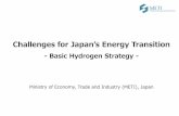 Challenges for Japan’s Energy Transition · Japan’s Responsibility for Energy Transition ⇔Energy trilemma Energy security Environment (Sustainability) Economic affordability