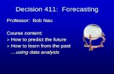 Decision 411: Forecasting - Fuqua School of Businessrnau/Decision411_2007/411class01_… · mba.spring2007_session4.decision411.forecasting ¾Will be used for answers to FAQ’s,