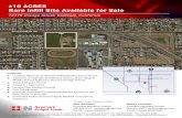 ±10 ACRES Rare Infill Site Available for Sale · Rare Infill Site Available for Sale 13175 Orange Street, Eastvale, California LIMONITE AVE 6TH STREET SCHLEISMAN RD HAMNER AVE SUMNER