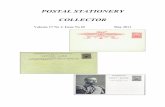 POSTAL STATIONERY COLLECTOR · Postal Stationery Collector 2 FROM THE EDITOR Centenary of Australian Commonwealth Postal Stationery April 2011 marks the centenary of the issue of