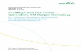 Air Products and Chemicals, Inc. - Enabling Clean …/media/Files/PDF/...Enabling Clean Coal Power Generation: ITM Oxygen Technology Lori L. Anderson, PhD; Phillip A. Armstrong, PhD;