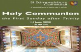 Front Cover Holy Communion Trinity 1 · Holy Communion Trinity 1 . The Holy Eucharist The Eucharist is the service which Jesus Christ instituted on the night before he was crucified,