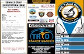 WordPress.com...TRiO Talent Search 665 Johnson St Alpena, Ml 49707 Students who attend all five days will recieve a refund of the $25 deposit. For more information please contact your