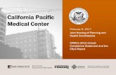 California Pacific Medical Centerdefault.sfplanning.org/publications_reports/cpmc/CPMC... · 2017-04-04 · California Pacific Medical Center February 9, 2017 . Joint Hearing of Planning