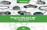 BROCHURE - konkorefittings.com€¦ · BROCHURE DIECAST FITTINGS. 2 Liquidtight, Rigid, and Flex Konkore Fittings® has now added zinc diecast products to its extensive offering of
