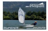2015 Programs - Sail Sand Point€¦ · rewarding class. July 25th-31st SanD point youth Sailing-Sail Sand Point supports youth racing through SPOT (Sand Point Opti Team), SPYS Team,