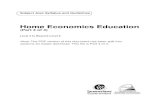 Home Economics Education...home economics contexts.* HP 5.1 Students analyse the relationships between home economics concepts when using empowerment practice to take action on matters