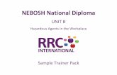 NEBOSH National Diploma - RRC Training · • Ionising radiation causes ionisation in the material that absorbs it – this delivers energy into the material and promotes unusual