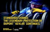 STANDARDS CHANGE. THE LEGENDARY PROTECTION OF DUPONT KEVLAR … · DuPont™ Kevlar® patented technology offers manufacturers the ability to make the lightest weight, highest performing
