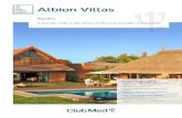 Albion Villas - Club Med · 5 your Club Med travel advisor or the Club Med website. The images are non contractual, and serve only as an indication. MAURITIUS ALBION VILLAS Facilities