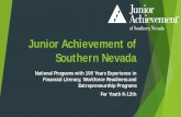 Junior Achievement of Southern Nevada - Applied Researchpolicyapplied.org/.../10/Junior-Achievement...5-18.pdf · "Junior Achievement Finance Park was amazing! This is by far one