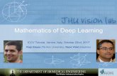 Mathematics of Deep Learning€¦ · CNNaug-SVM 90.1 84.4 86.5 84.1 48.4 73.4 86.7 85.4 61.3 67.6 69.6 84.0 85.4 80.0 92.0 56.9 76.7 67.3 89.1 74.9 77.2 Table 1: Pascal VOC 2007 Image