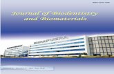 Journal of Biodentistry and Biomaterials · 2020-06-14 · Journal of Biodentistry and Biomaterials Universidade Ibirapuera 2016 – Universidade Ibirapuera Reconhecida pela Portaria