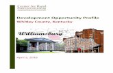 Development Opportunity Profile · The best way to make the right development decisions is to commit to a ... you will make smarter investments and enhance your region’s potential
