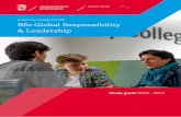 University College Fryslân BSc Global Responsibility ... · The Bachelor of Science degree in Global Responsibility and Leadership (GRL) is an initiative developed by the ... of