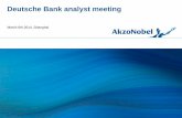 Deutsche Bank analyst meeting… · Text Bk L2 Hyper F. Hyper Text D2 Text L2 Agenda main Agenda main 2nd Deutsche Bank Analyst Meeting Shanghai 6 High growth markets are 44% of revenue