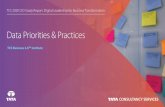 Data Priorities & Practices - tcs.com€¦ · Data Priorities & Practices. Contents 3 Digital Leadership for Business Transformation ... Trends & Best Practices Additional reports