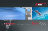 The REVOLUTION in swimming pool construction · an innovative, comprehensive modular concept for swimming pool construction. Specific precast concrete segments with the integrated