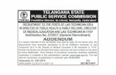 TELANGANA STATE PUBLIC SERVICE COMMISSION: HYDERABAD - Recruitment … · 2018-01-26 · notification no. 67/2017, dt.18/12/2017 lab technician grade-ii in director of public health