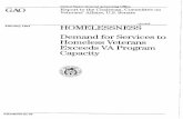 HEHS-94-98 Homelessness: Demand for Services to …archive.gao.gov/d14t3/150818.pdfThe Honorable John D. Rockefeller IV Chairman, Committee on Veterans’ Affairs United States Senate