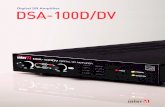 DSA-100D/DV - Inter- Remove Rubber BKT mstallation for using M3 screw DSA-100D/DV OPT-100D or DSA-100D/DV