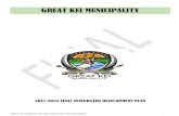 GREAT KEI MUNICIPALITY · GREAT KEI MUNICIPALITY 2017-2022 FINAL IDP DOCUMENT 8 As Great Kei Municipality enters in the new term of Council, 2017-2022, it has become important to