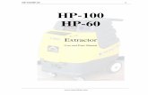 HP-100 HP-60 · HP100 HP60 B101 Element heater 600 watt HP100 HP60 E571 Switch, 2 position HP100 HP60 E592 System maintainer, 12 quarts per case HP100 HP60 3601 . HP-100/HP-60 11