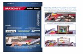 Perfectly-fitted dados, joinery, and inlays DADO STOP ... · Effortlessly cut exact dado width using a standard table saw blade. Simple and easy to use, the MATCHFIT Dado Stop sets