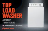 TOP LOAD WASHER - Brisbane Whitegoods€¦ · The quality management system of Alliance Laundry Systems’ Ripon facility has been registered to ISO 9001:2000. TOP LOAD WARRANTY PARTS