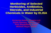 Monitoring of Selected Herbicides, Antibiotics, Steroids ......E2 ELISA vs. GC, CO Samples Sample ID E2, ELISA, (ppt) E2, GC (ppt) EE2, ELISA (ppt) E1, ELISA (ppt) 625A