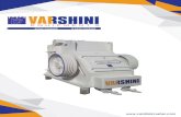 varshinicrusher.comvarshinicrusher.com/varshini -ebrochure.pdf · companies that produce machines Used for making stone crusher, sand crusher, sand washing, vibrating screen, vibrating