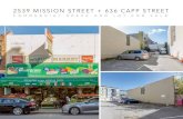 COMMERCIAL SPACE AND LOT FOR SALE - LoopNet...COMMERCIAL SPACE AND LOT FOR SALE PRICE: TYPE: YEAR BUILT: LOT SIZE: 2539 Mission Street: 636 Capp Street: $ 3,500,000 $ 2,500,000 1926