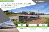 111 COLONNADE ROAD OTTAWA, ON · multiple office suites available economical office space 304 sq. ft. - 2,860 sq. ft. *sales representative contact 111 colonnade road ottawa, on for
