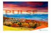 A season of change · 2018-05-11 · Availity Pulse Oct/Nov 2014 1 A SEASON OF CHANGE New tools to color (and simplify) your workflow The fall season is a time for change and renewal.