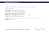 Quantitative DNA Kits - Thermo Fisher Scientific€¦ · 21/10/2019  · The resDNASEQ™ Quantitative DNA Kits are used to quantitate host-cell residual DNA from CHO, E. coli, HEK293,