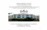 PROSPECTUS - TCS iON · 1 prospectus for admission into super specialty courses (dm and m.ch.) for the academic year 2015-16 dr. ntr university of health sciences, andhra pradesh,