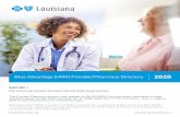 BlueCross BlueShield of Louisiana Baton Rouge 2020 Blue ... · Blue Advantage (HMO) Provider/Pharmacy Directory 2020 H6453-007-1 . Plan service area includes Ascension and East Baton