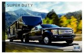 2018 SUPER DUTY - Covert Ford · with cargo lamp Lighting – LED roof marker/clearance lamps (DRW) Pickup box – Box rail and tailgate moldings Pickup box – Partitionable and