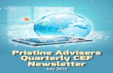 Pristine Advisers Quarterly CEF Newsletter · 2017-07-04 · webcast hosted by Pristine Advisers, moderated by John Cole Scott, EVP and Portfolio Manager and Closed-End fund Advisors