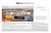 Regency GF900C Gas Fireplace Installation Manual · 2020-07-13 · Regency GF900C Gas Fireplace 7 INSTALLATION This includes: 1) Clocking the appliance to ensure the correct ﬁ ring
