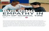 BUILDING EMPATHY IN - rulerapproach.org · Model Empathy For youth to learn the skills of empathy, they need to see it practiced by the adults in their lives. And because youth are