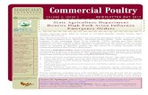 Commercial Poultry - University Of Maryland · The quarantine orders also, all commercial poultry farms must meet basic biosecurity and sanitation practices, including: Farms must