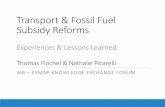 Transport & Fossil Fuel Subsidy Reforms Geneva... · In 2018 the GoE discussed the intention of reforming fossil fuel subsidies. According to a WB study, between 2007-2016 fuel subsidies