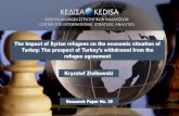 The Impact of Syrian refugees on the economic situation of …€¦ · influx of refugees and plays a key role in the refugee crisis, as the Turkish government adopted from the beginning